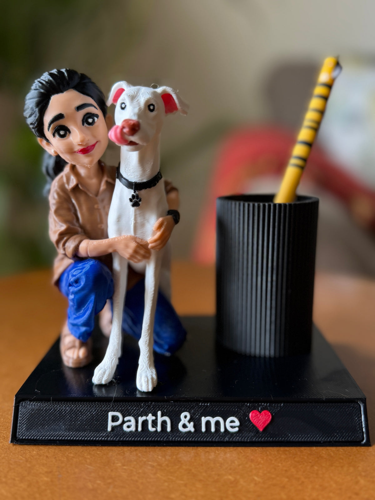 Figurine with Pet