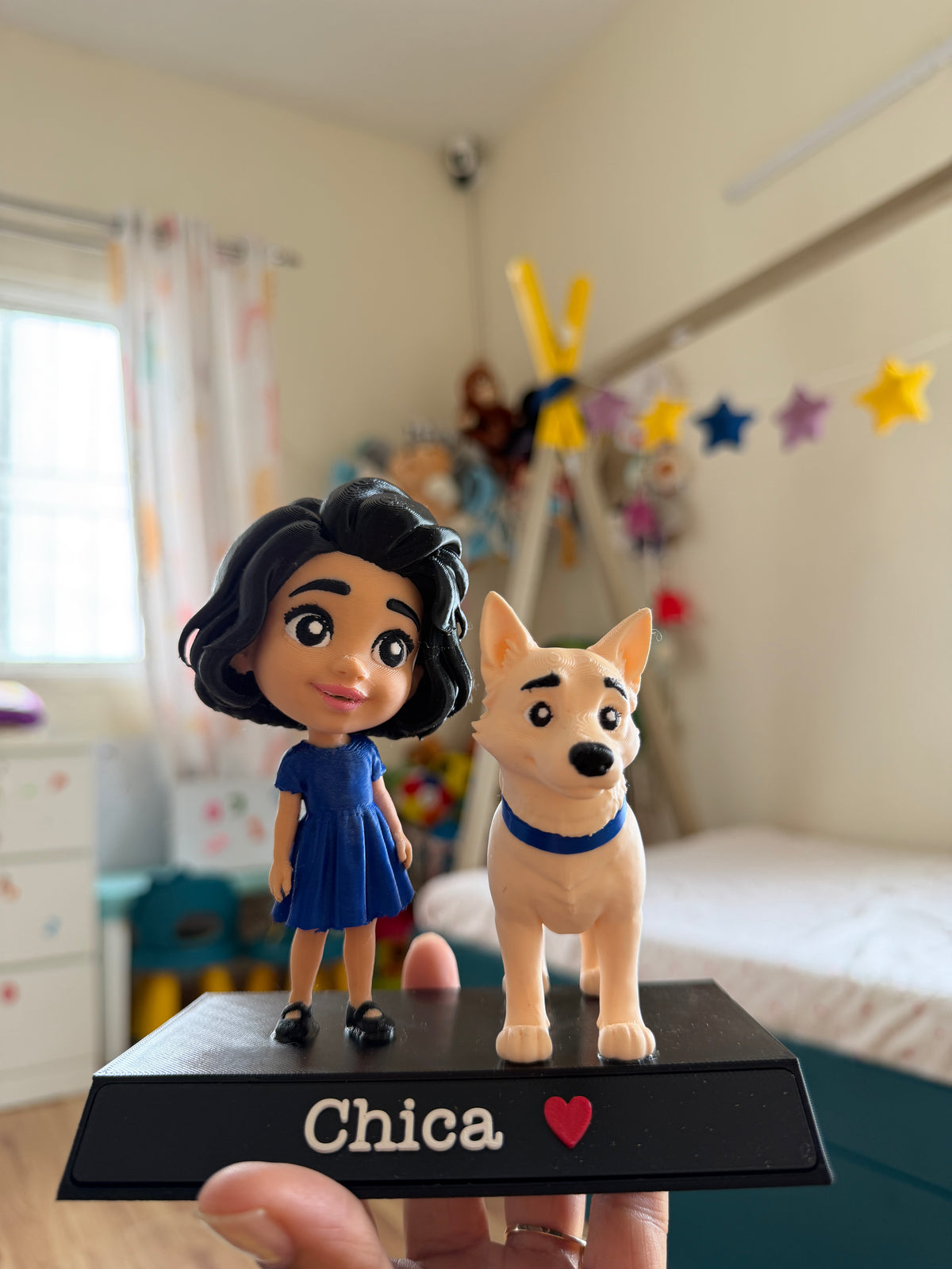Figurine with Pet