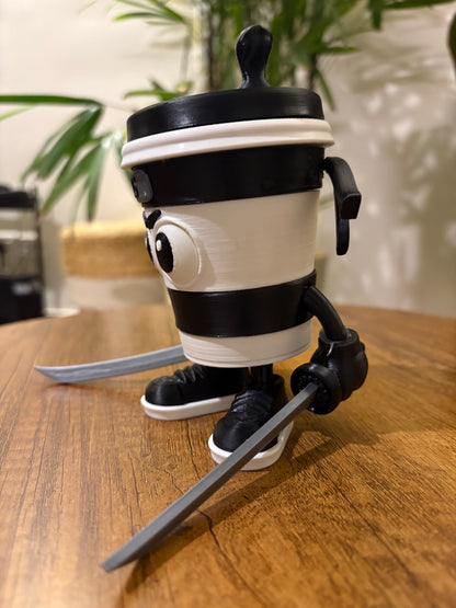 Italian Brainrot Character: Cappuccino Assassino