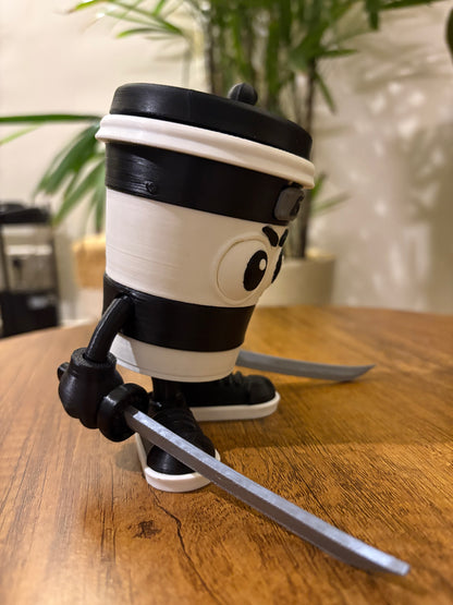 Italian Brainrot Character: Cappuccino Assassino