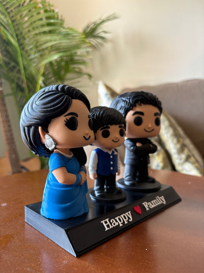 Family Figurine - Funko-Pop style