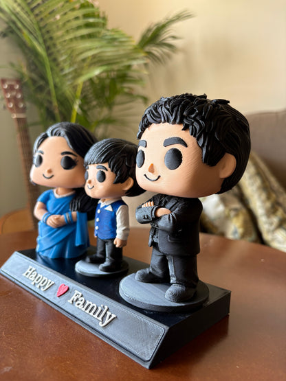 Family Figurine - Funko-Pop style