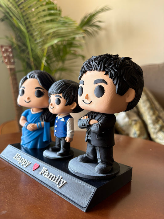 Family Figurine - Funko-Pop style