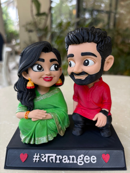 Couple Figurine - Pixar style