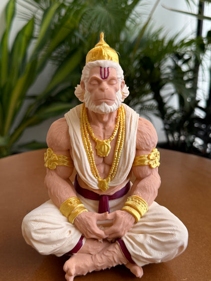 Hanuman idol - meditative pose