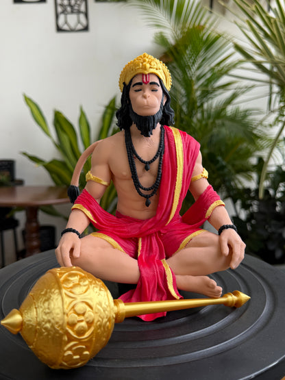 Hanuman idol - meditative pose