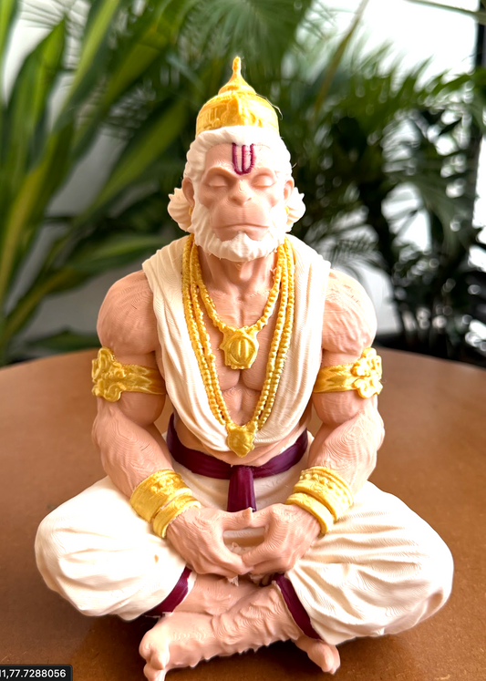 Hanuman idol - meditative pose