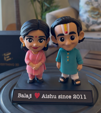 Couple Figurine - Pixar style