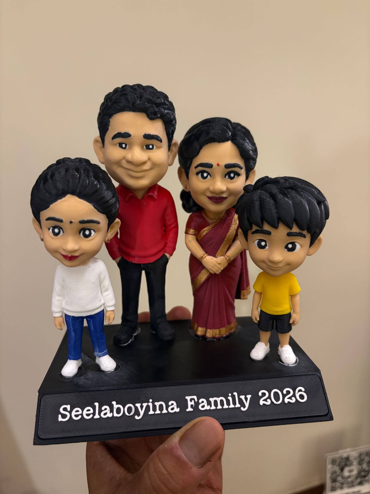 Family Figurine - Pixar style