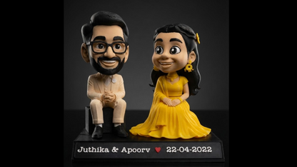 Couple Figurine - Pixar style