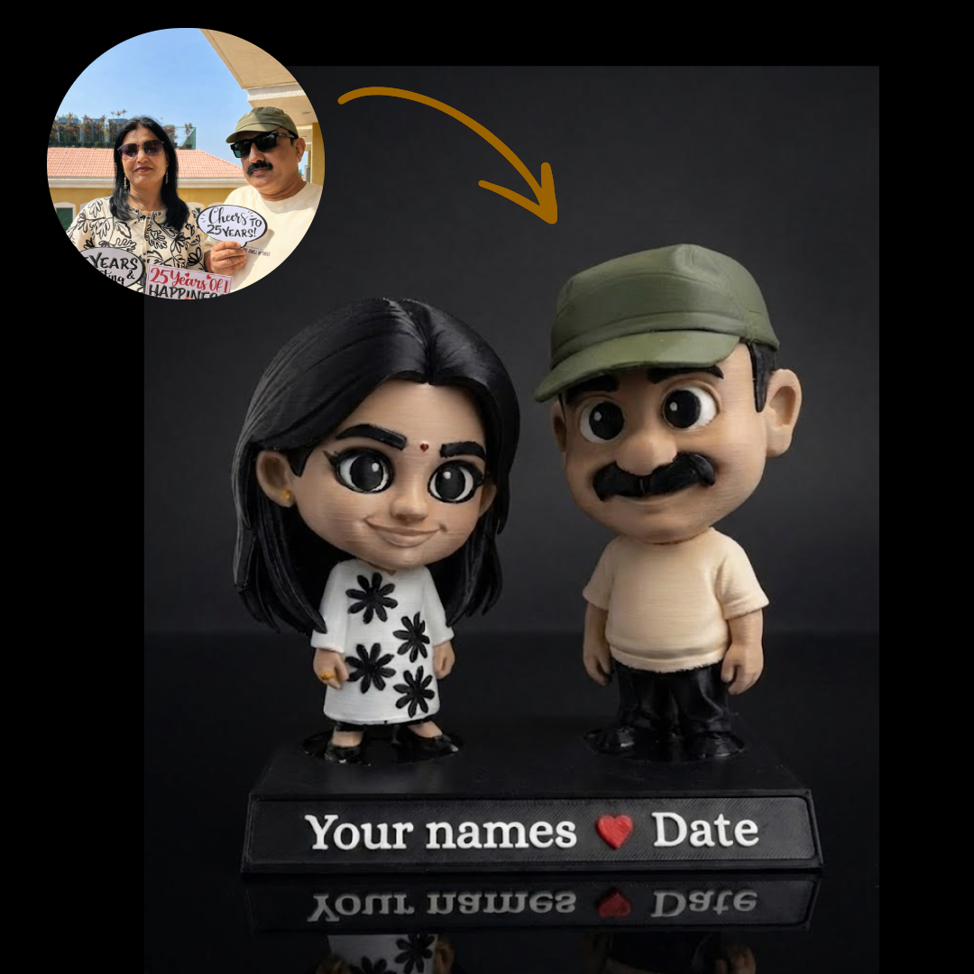 Couple Figurine - Pixar style