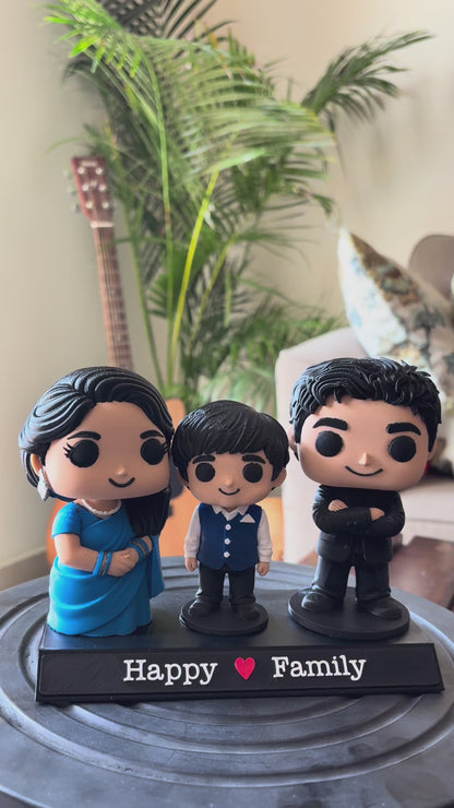 Family Figurine - Funko-Pop style