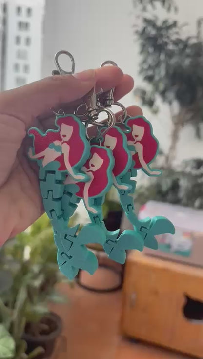 Birthday return gift - Mermaid Keychains set of 5